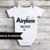 Airplane Mode Baby Onesie, Personalized Family Holiday Romper, Summer Vacation