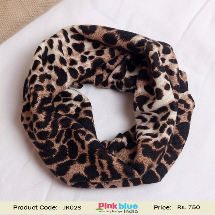 Beautiful Animal Print Warm Cowl for Toddler Baby Boys
