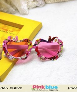 Apple Design Pink Kids Fancy Sunglasses Toddler Boy Girls Shades