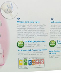 pink philips avent baby bottles