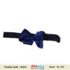 Beautiful Black Headband With Blue Ribbon Bow for Toddlers