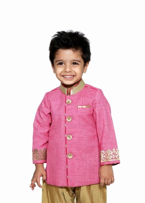 Baby Boy Indo Western Sherwani Breeches Pajama Outfit