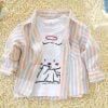 Indian Baby Boy Cotton Plaid Long Sleeve Shirts for Sale
