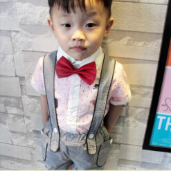 Fashionable Baby Boy Formal Wear in Pink and Grey for Kids in India
