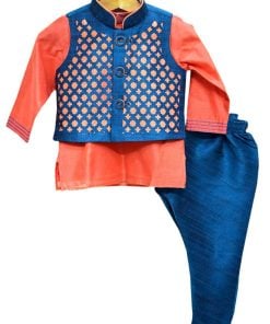Baby Boy Kurta Pajama with Jacket Online Shopping, Ship to New Zealand, UK, USA, Canada, Australia