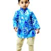 Kids Long Kurta Golden Churidar Pyjamas - Boy party wear dresses indian