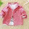 Buy Baby Boy Long Sleeve Red Cotton Shirts in India