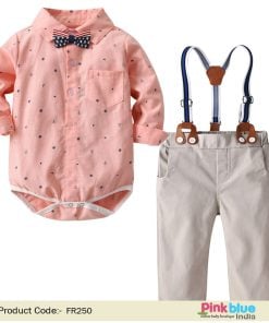 baby boy gentleman Party outfit – Newborn Baby Romper Shirt