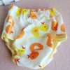 Yellow and Orange Baby Duck Print Newborn Bloomer for Indian Infants