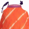 Orange and Purple Ethnic Salwar Kameez for Baby Girls in India