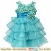 Sky Blue Baby Formal Occasion Floral Dress
