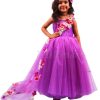 Party Wear Dress for Girls, Birthday Girl Long Tail Dress Online