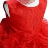 Designer Baby Girl Wedding Party Dress in Red