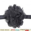 Cute Baby Girl Hair Band in Black with Beautiful a Flowers