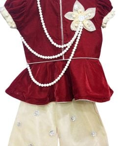 Baby Girl Indo Western Dress - kids Indo Western Peplum Top with Palazzo pants