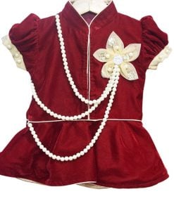 Baby Girl Indo Western Dress -Peplum Top with Palazzo Pants