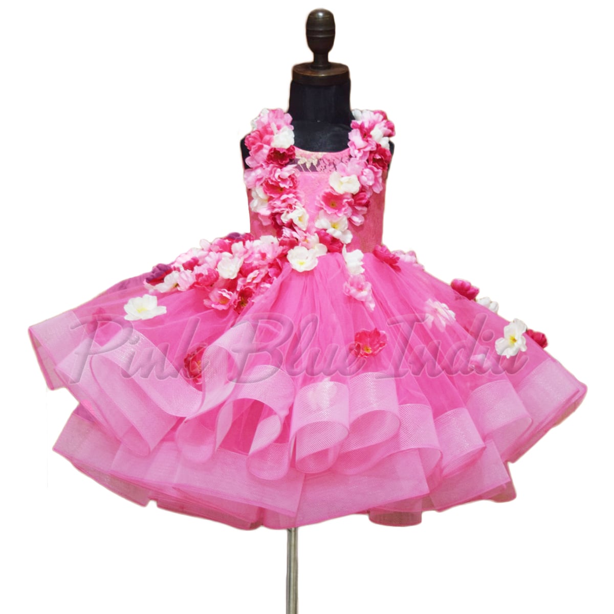 Pink Dress with Big Bow on Back, Buy Baby Girl Bow Dress
