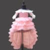 Baby girl princess layered gown birthday party elegant outfit