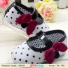 Beautiful Polka Dot Baby Girl Pump Shoes with Bow