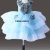 Frozen Elsa Gown, Princess Birthday Party Dress, Girls Elsa Gown frozen
