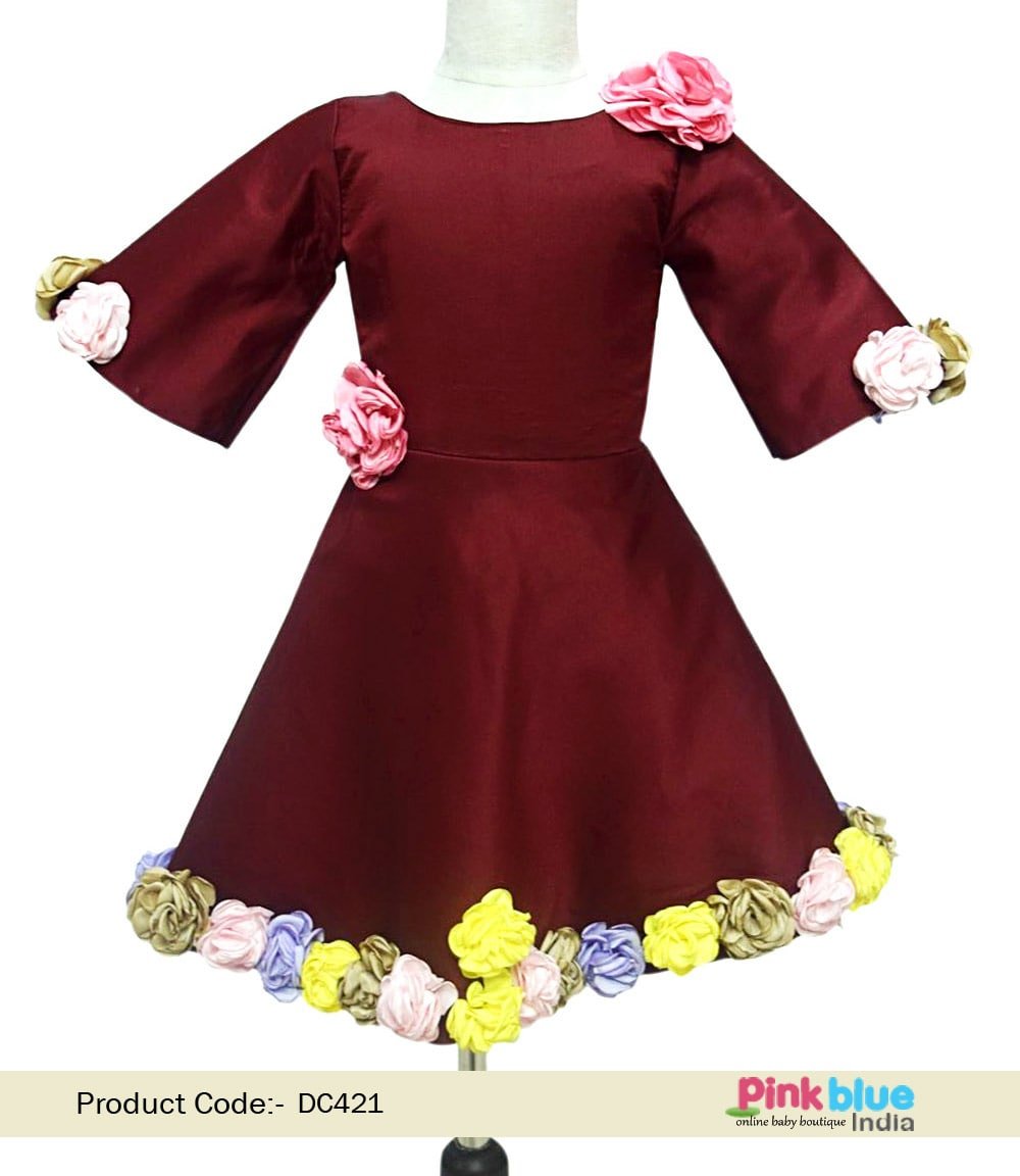 Handmade baby girl dress designing ideas - YouTube