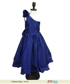 baby girl designer one shoulder frocks - little girls pageant gown party dress