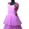 Ruffle tiered dress for Kid Girl, partyWear Long Tiered Dress