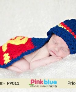 Crochet Superman Newborn Photo Props