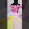 Buy Designer Party Wear Multicolor Floral Dress