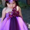 purple baby tutu dress