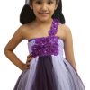 Little Flower Girl  Purple Crochet Tutu Dress