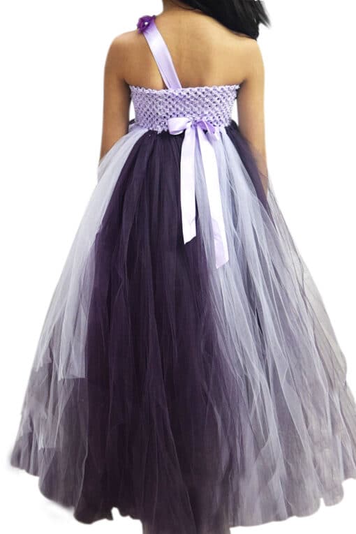 Purple Crochet Tutu Dress