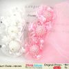 Enchanting Baby Pink and White Designer Floral Headband for Girls