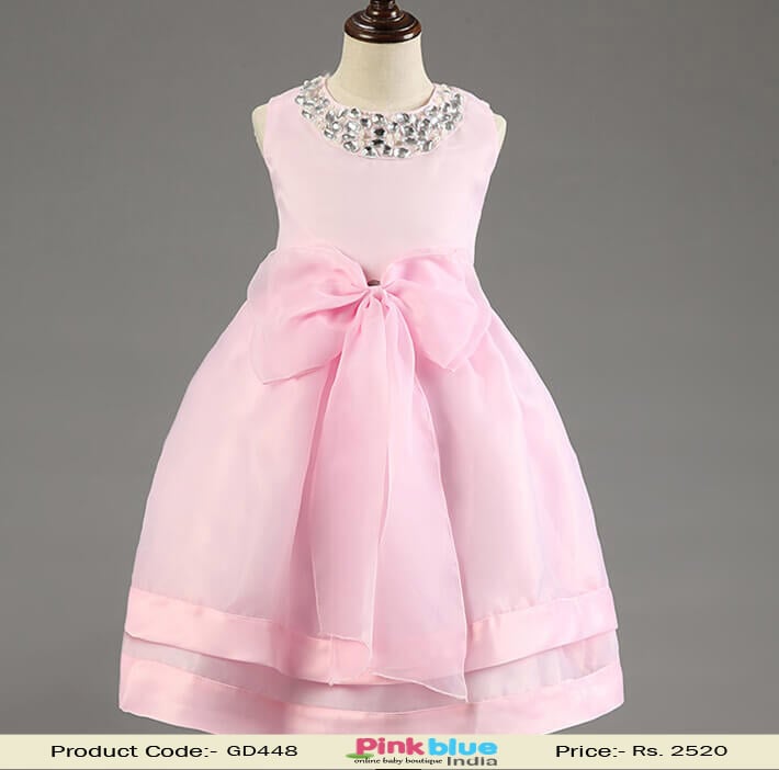 pink baby party dress
