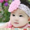 Gorgeous Baby Pink Hair Band for Infant Girls with Beautiful Flower