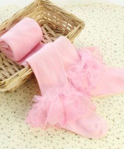 pink baby stockings
