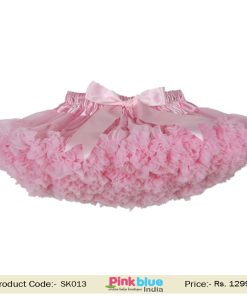 Beautiful Baby Pink Newborn Girl Tutu Skirt With a Bow