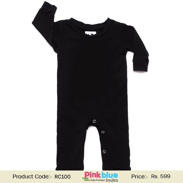 Black Baby Boys Romper Suit One Piece Bodysuits Clothes