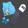 Baby shark birthday party outfit for boy themed celebration wear