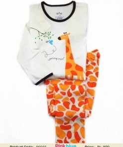 Giraffe Baby T-shirt and Pajama Set