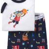 Basketball Boy Printed Toddler White T-Shirt