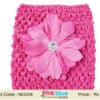 Crochet infant stretch headband for party, soft and stylish accessory