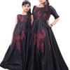 Party Wear Mother and Daughter Matching Dress, Mom and daughter gown