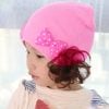 pink baby wig hat