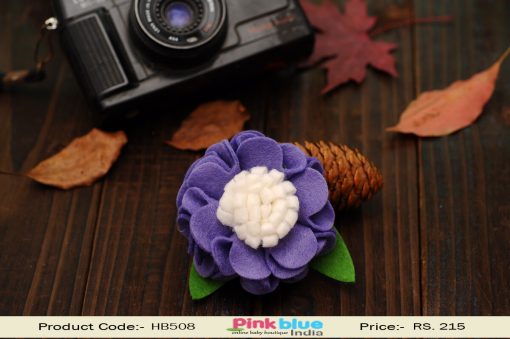 Beautiful Princess Infant Hair Clip in Lavender