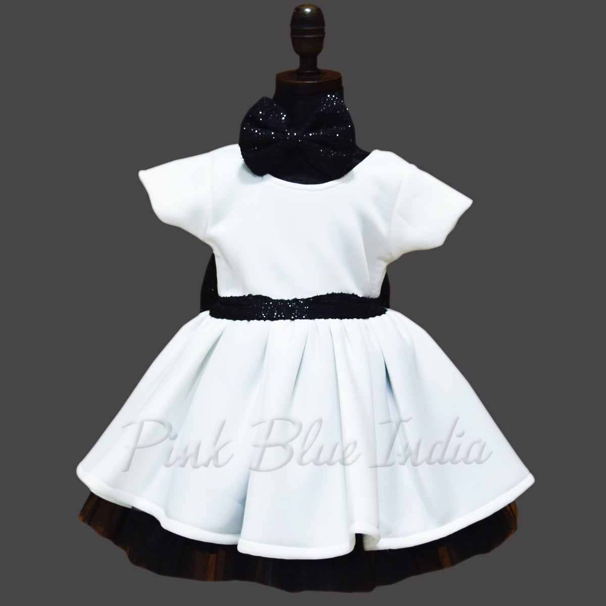 Baby Girl White Party Wear Frock, Teenage Girl White Dress Online
