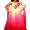 Baby Girl Wine Ombre Party Gown, Kids Wedding Dress