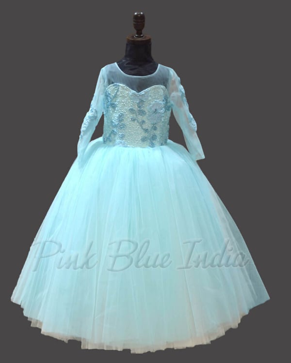 Frozen Theme Party Dress Elsa Costume Dress