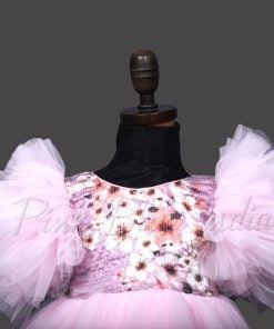 Little Girl Pink Colour Sequin Birthday Boutique Gown Dress