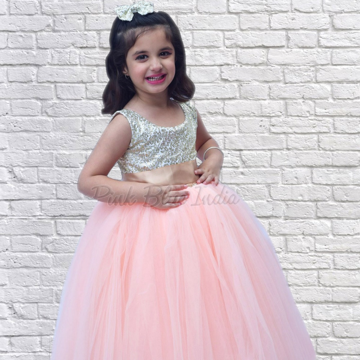 Cute Lace Applique Flower Princess Dress With Crystal Necklace And  Rhinestones Perfect For Pageants, Birthdays, And Special Occasions Floor  Length Sequined Ball Gown For Kids 2023 Collection From Weddingpromgirl,  $147.93 | DHgate.Com